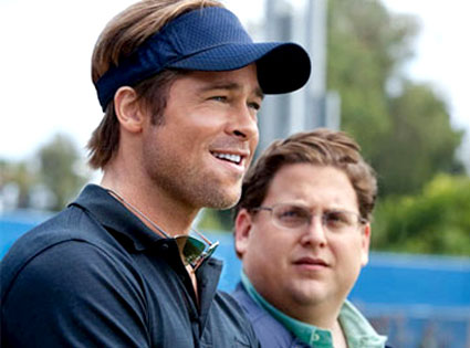 Brad Pitt, Jonah Hill, Moneyball Brad Pitt, Jonah Hill, Moneyball